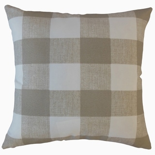Pillow Collection Walker Plaid Starfish Harbor Square Throw Pillow