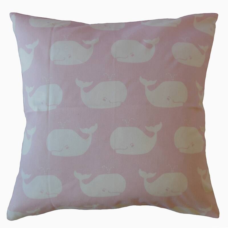 The Pillow Collection Laibah Graphic Decorative Throw Pillow - 22 x 22 - Pink