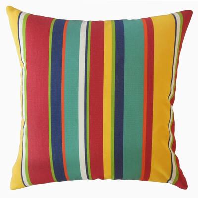 The Pillow Collection Xanto Striped Decorative Throw Pillow