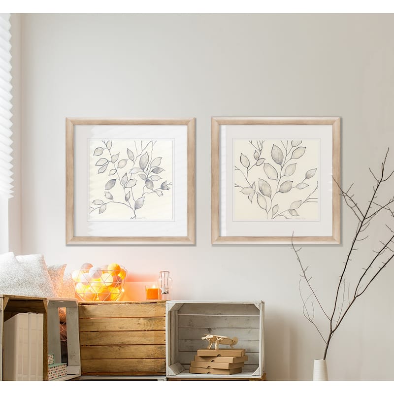 Whispering Leaves I -Framed Set