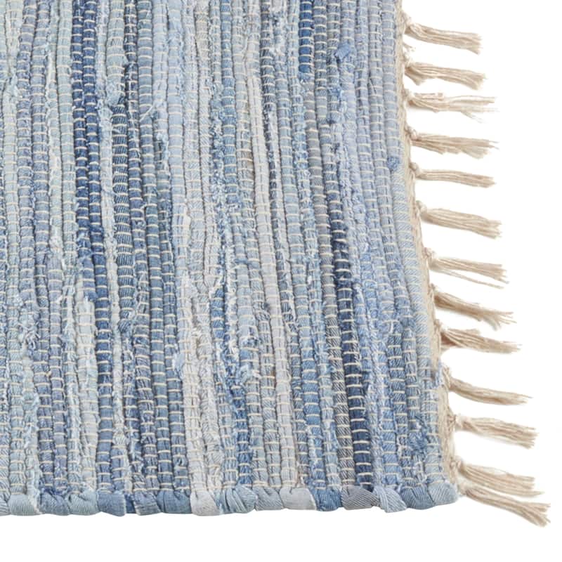 Cotton Table Mats With Chindi Design (Set of 4)
