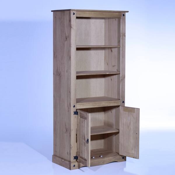 Shop Copper Grove Versailles 2 Door 5 Shelf Wood Bookshelf On
