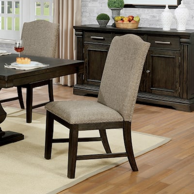 The Gray Barn Ruddy Road Farmhouse Upholstered Dining Chairs (Set of 2)