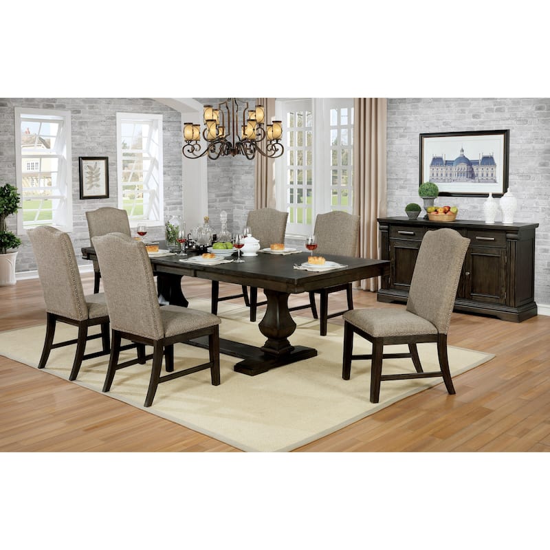 The Gray Barn Ruddy Road Farmhouse Upholstered Dining Chairs (Set of 2)