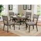 preview thumbnail 4 of 4, Furniture of America Yuma Rustic 48-inch Grey Round Dining Table