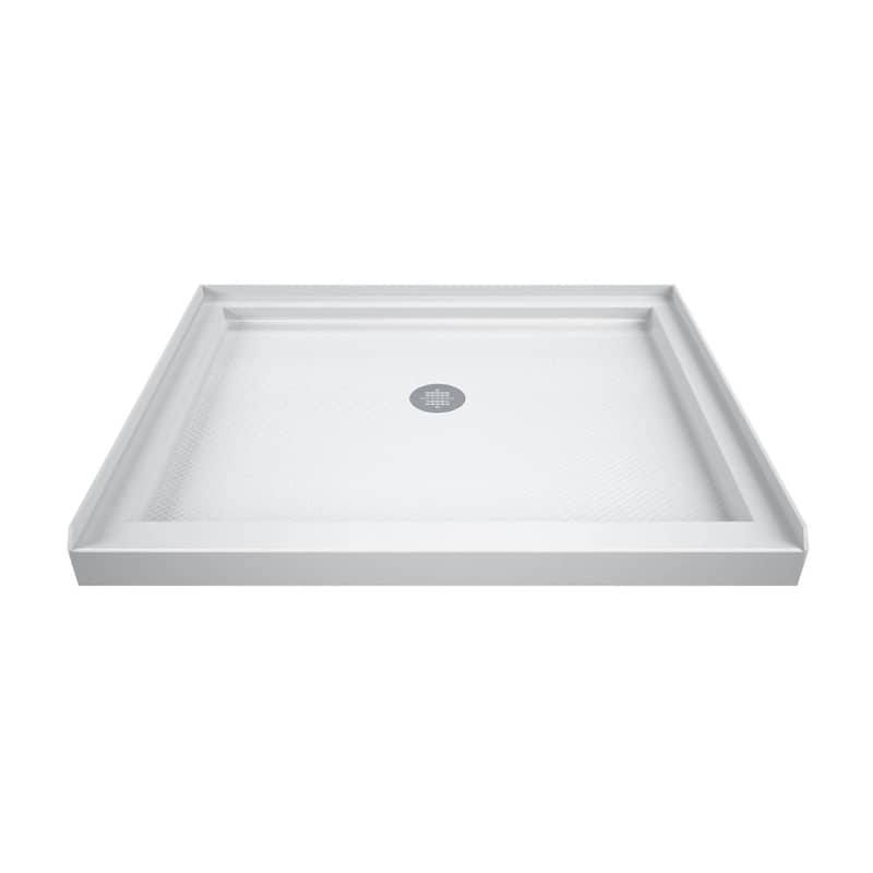 DreamLine Lumen 32 in. D x 42 in. W by 74 3/4 in. H Hinged Shower Door and Base Kit - 32" x 42"