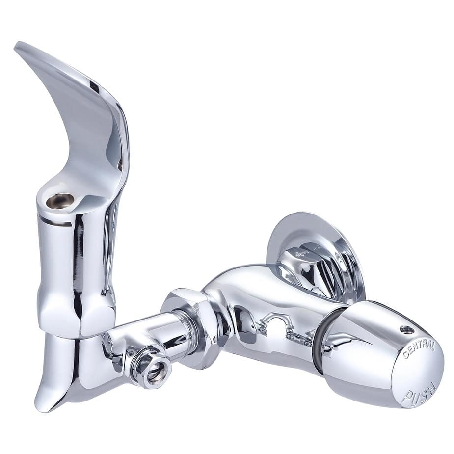 Central Brass Slow-Close Push Handle