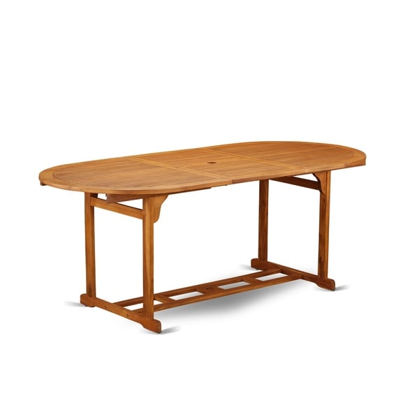 Terrace Acacia Solid Wood Natural Oil Finish Dining Table Terrace Acacia Solid Wood Natural Oil Finish Dining Table