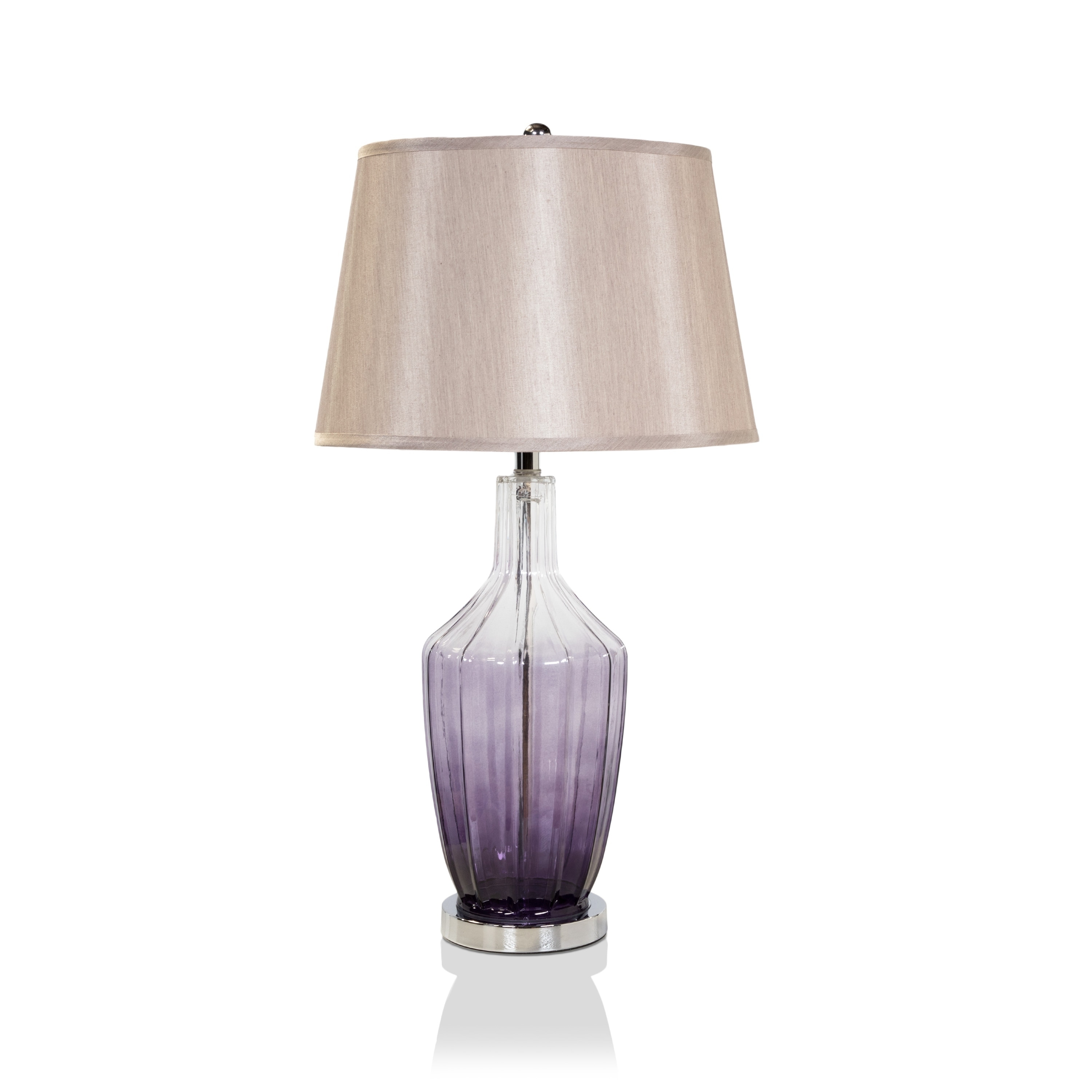 purple table lamp shade