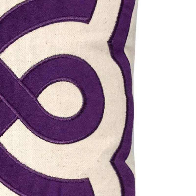 Juct Contemporary Purple Accent Pillows (Set of 2) by Furniture of America