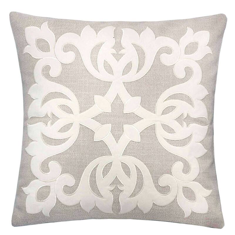 Ibrisimov Contemporary Linen Accent Pillows (Set of 2) by Gracewood Hollow - Light Beige