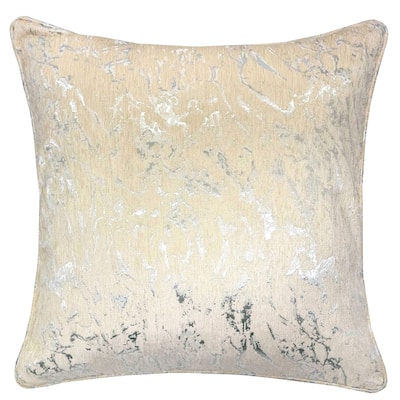 Purviance Modern Fabric Jacquard Feather Accent Pillows by Silver Orchid (Set of 2)