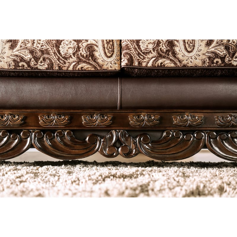 Gracewood Hollow Dayaram Traditional Brown Sofa