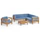 Option Teak Finish, Blue