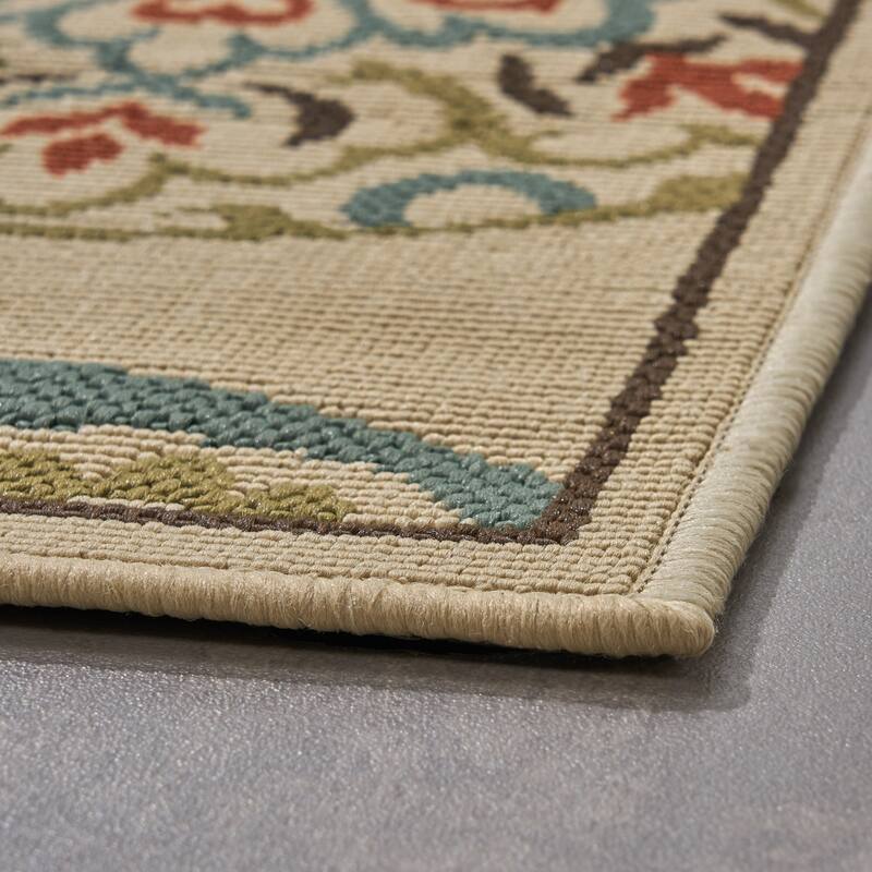 Oliver Outdoor Medallion Area Rug by Christopher Knight Home