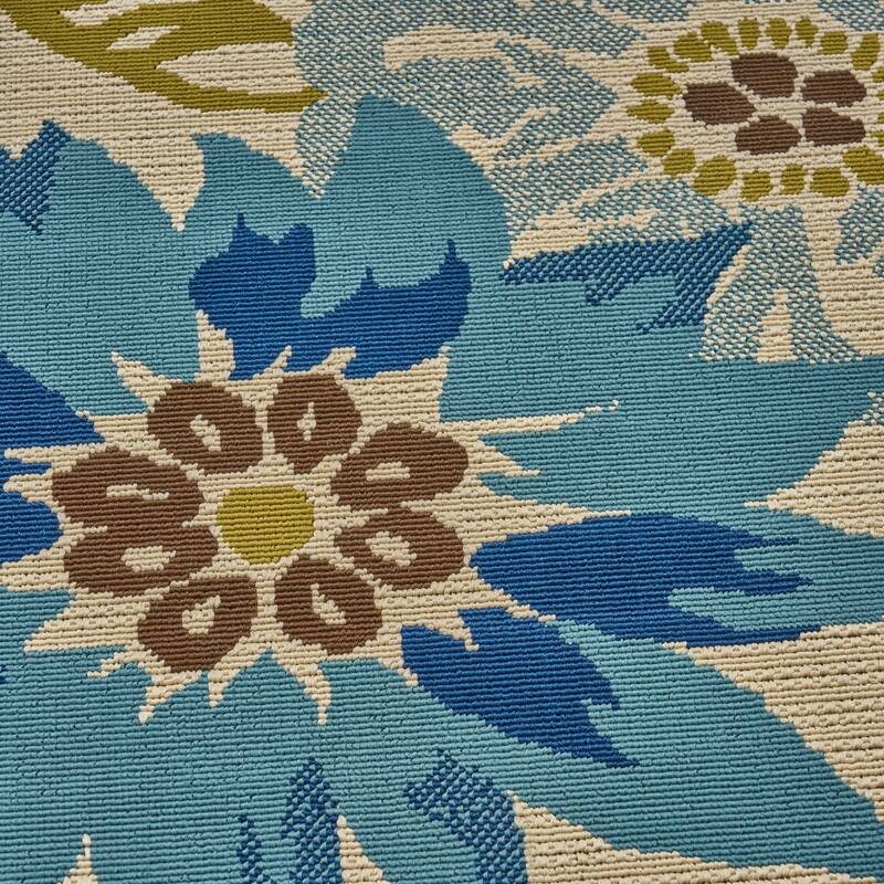 Wildwood Outdoor Floral Area Rug by Christopher Knight Home