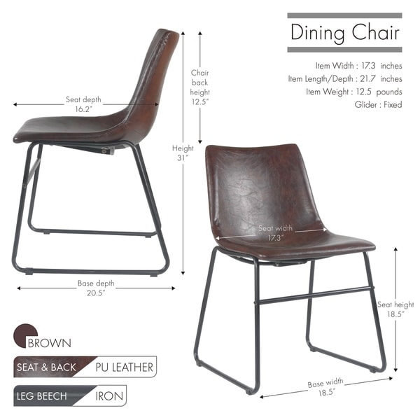 20 seat height dining chair