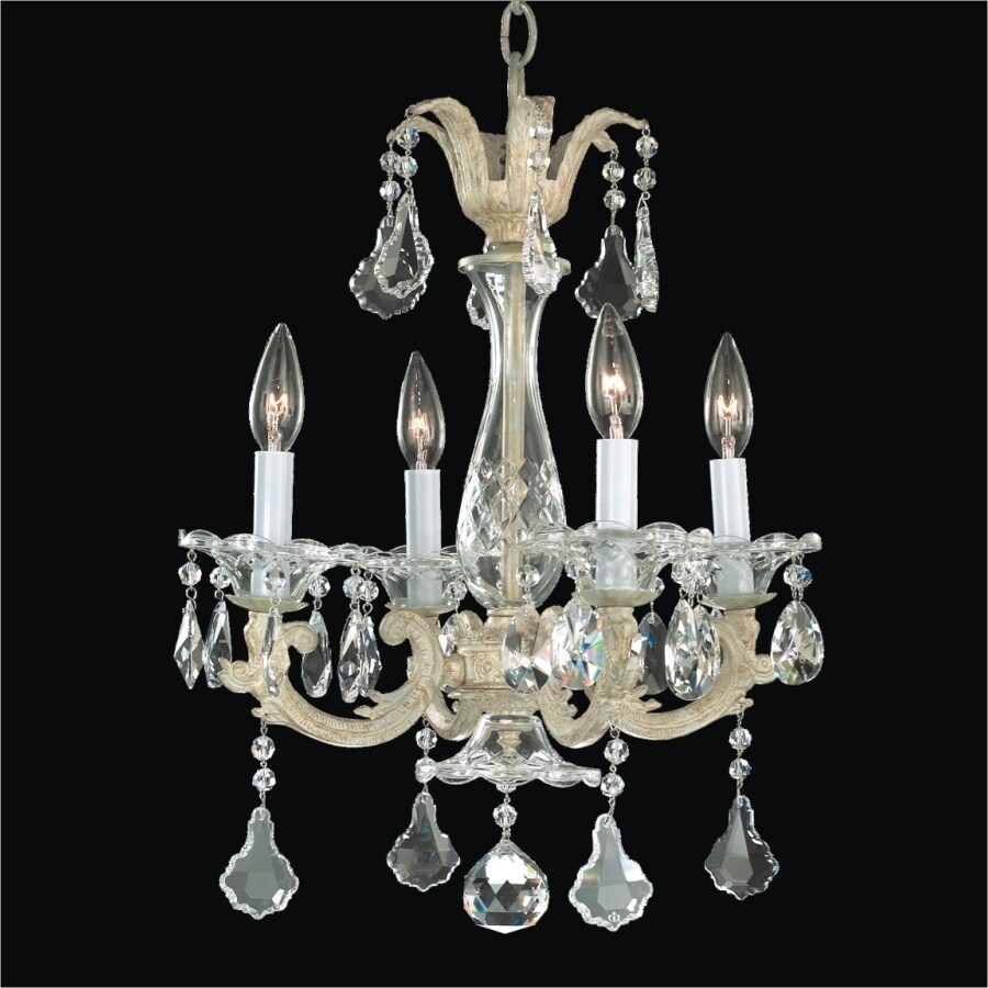 4 Light Traditional Crystal  Chandelier | English Manor 546 (English Manor 546) - Chandeliers For Bedrooms by Overstock.com