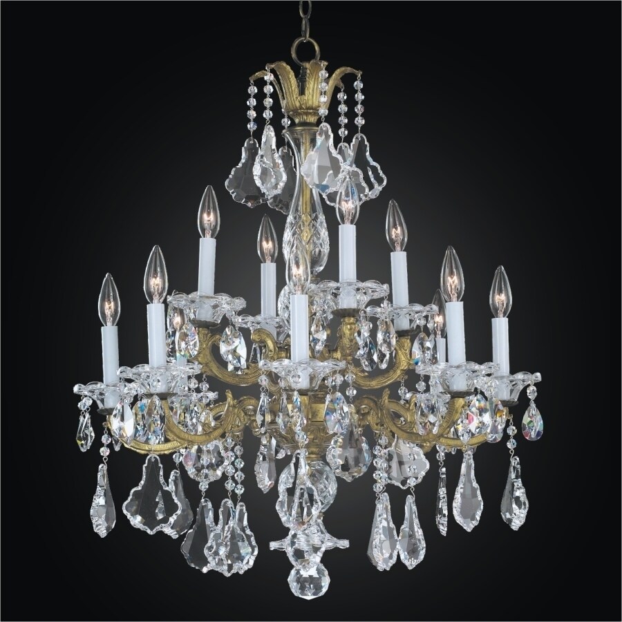 12 Light Traditional Crystal  Chandelier | English Manor 546 (English Manor 546) - Chandeliers For Bedrooms by Overstock.com
