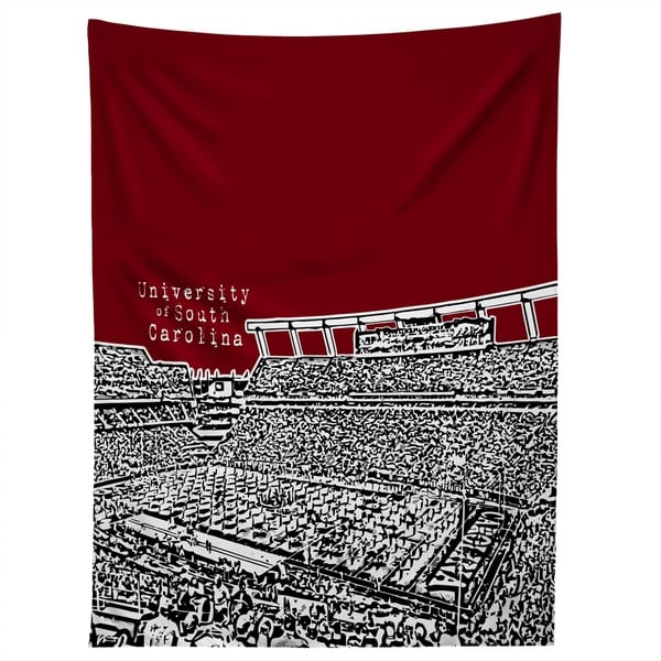 Deny Designs University Of South Carolina Dark Red Tapestry (2 Size Options)
