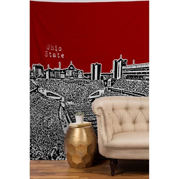 Shop Deny Designs Ohio State Buckeyes Red Tapestry 2 Size Options