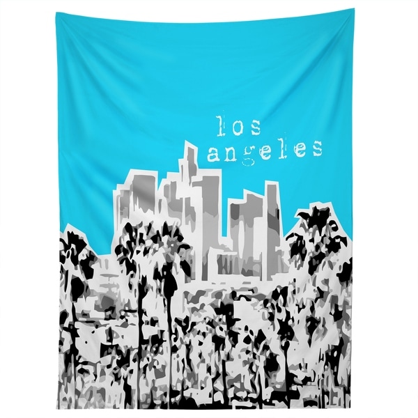 Deny Designs Los Angeles Aqua Tapestry (2 Size Options)