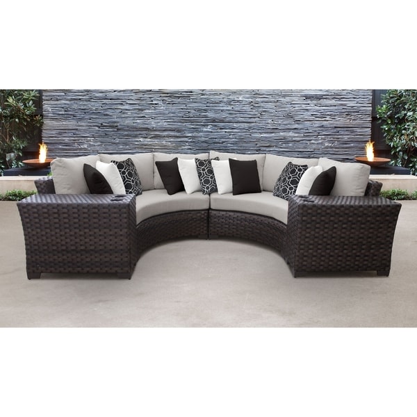 Shop kathy ireland River Brook 4 Piece Outdoor Wicker ...