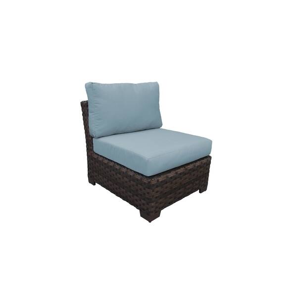 Kathy Ireland River Brook 9 Pc Outdoor Wicker Patio Set Overstock 27615233