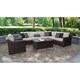 preview thumbnail 1 of 68, kathy ireland River Brook 8 Piece Outdoor Wicker Patio Furniture Set 08d Standard
