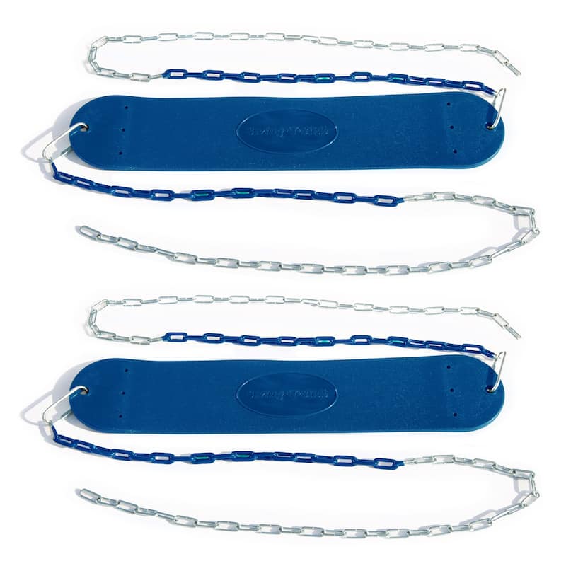 Swing-N-Slide Swing Seats with Chains - Blue (2-Pack)