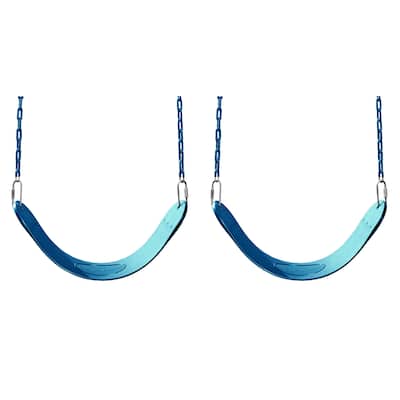 Swing-N-Slide Swing Seats with Chains - Blue (2-Pack)
