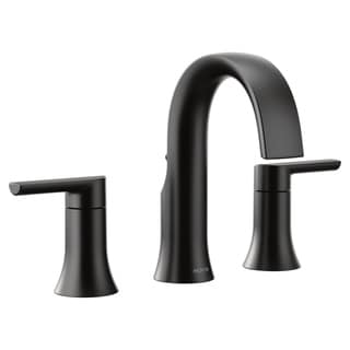 Moen Matte Black Metal 2-handle Bathroom Faucet