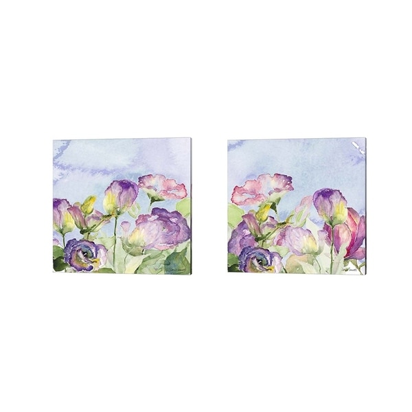 Lanie Loreth 'Purple Garden' Canvas Art (Set of 2)