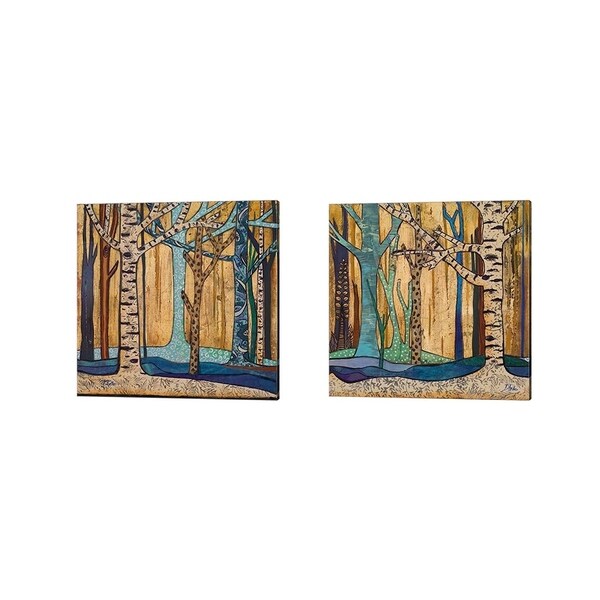 Patricia Pinto 'Mother Nature' Canvas Art (Set of 2)