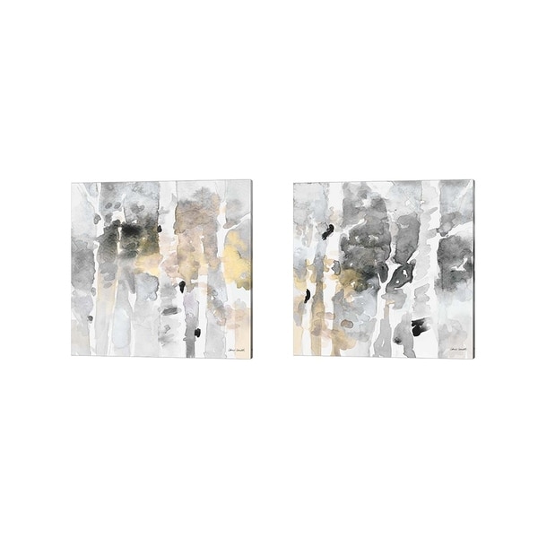 Lanie Loreth 'Up to the Northern Skies Grey' Canvas Art (Set of 2)