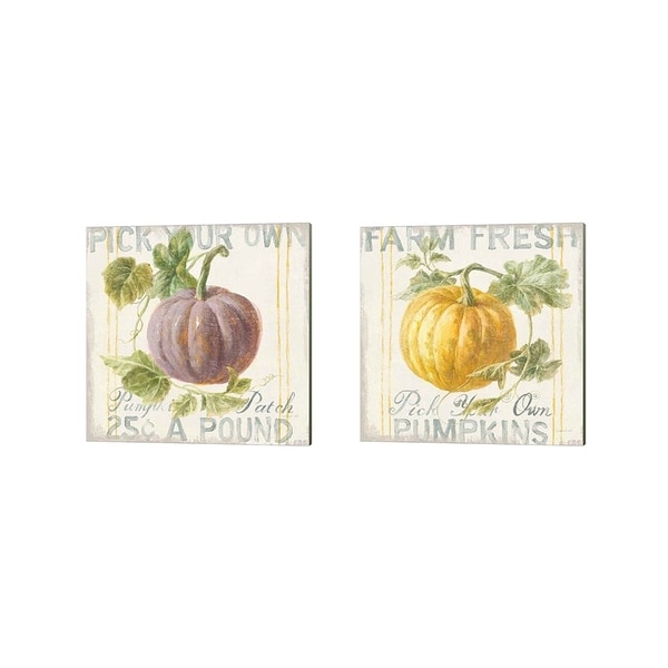 Danhui Nai 'Floursack Autumn' Canvas Art (Set of 2)