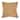 Tan Faux Suede/Red Polyester Euro Sham