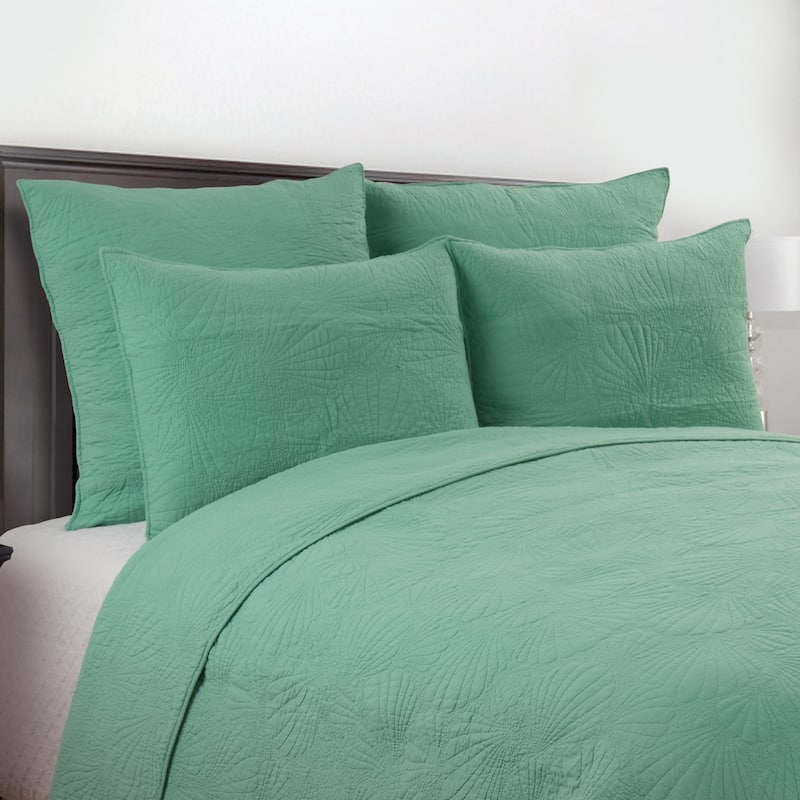 Scallop Shell Cotton Euro Sham - Seafoarm