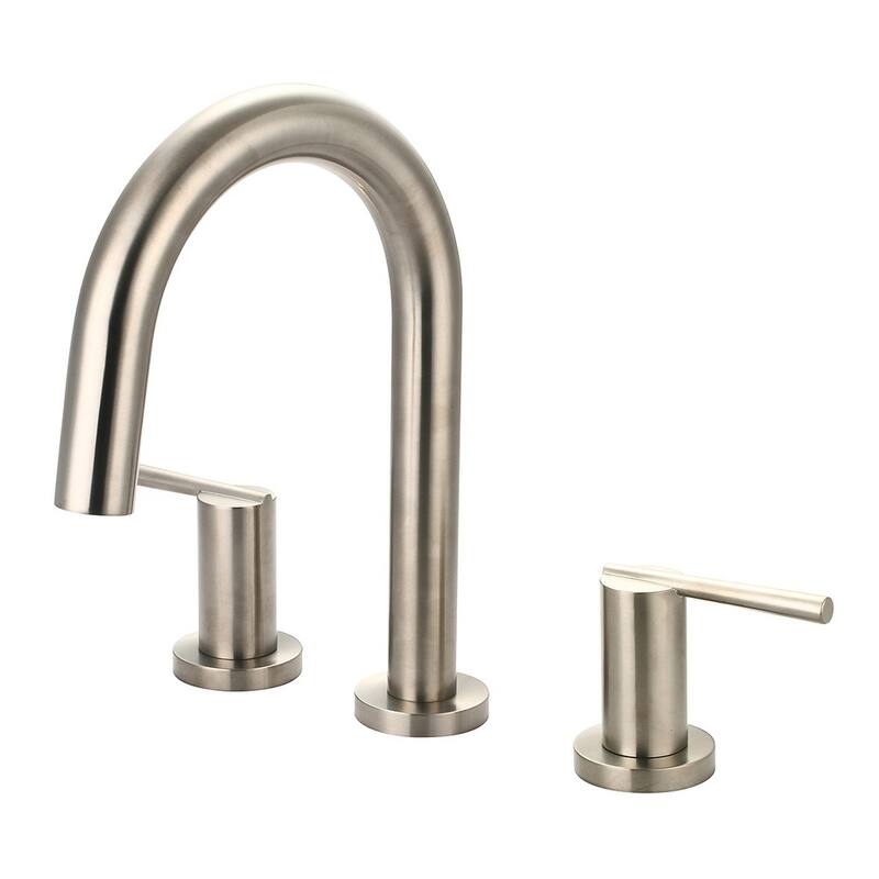 i2v Two Handle Roman Tub Trim Set - Nickel Finish