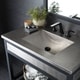 preview thumbnail 1 of 9, Cozumel Vanity Top with Integral Bathroom Sink in Brushed Nickel (Top Only)