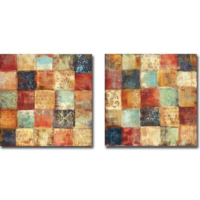 25 Moments I & II by Jodi Reeb 2-pc Gallery Wrapped Canvas Giclee Art Set (Ready to Hang)