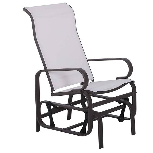 Shop Outsunny Patio Sling Fabric Glider Swing Chair Seat Lounger