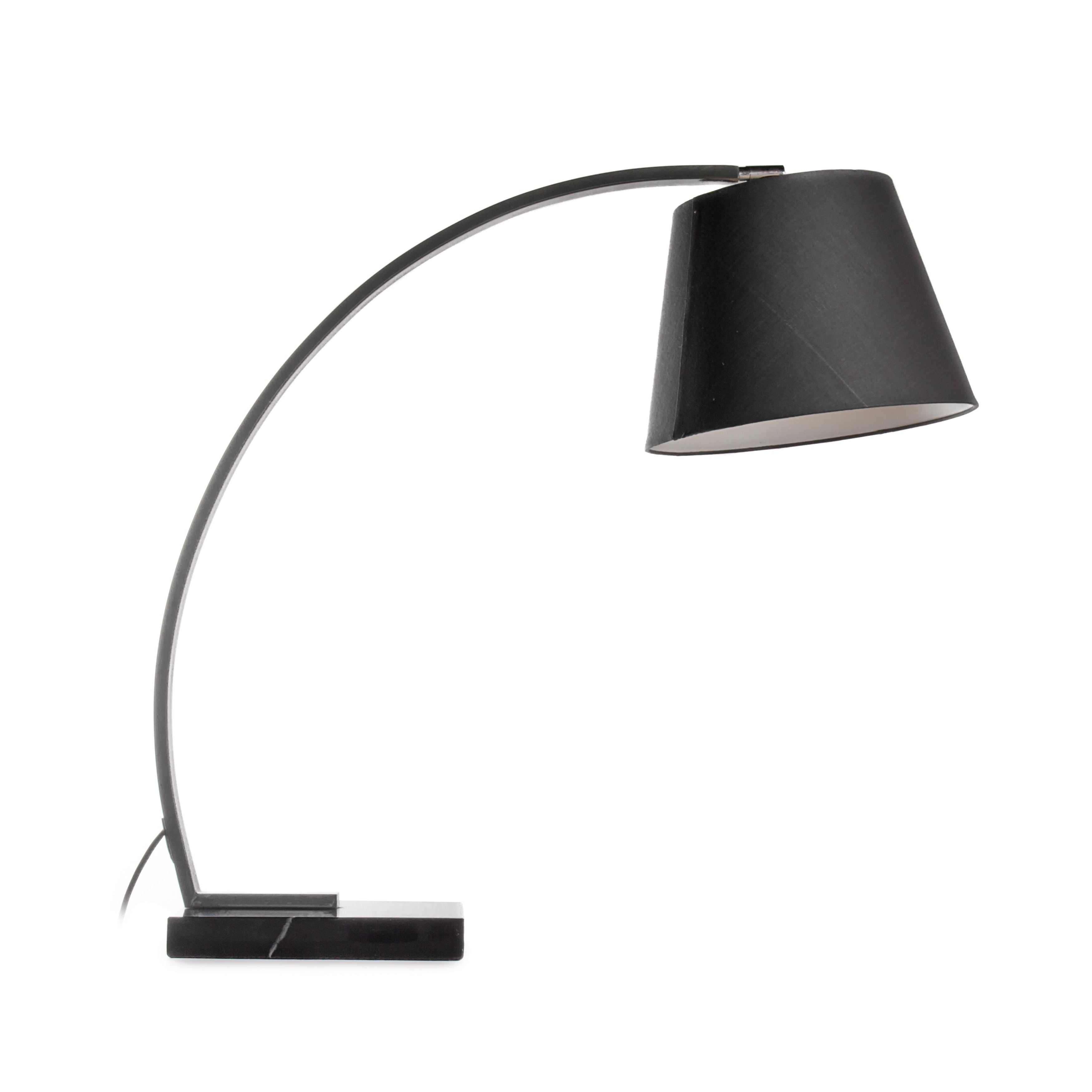 curved table lamp