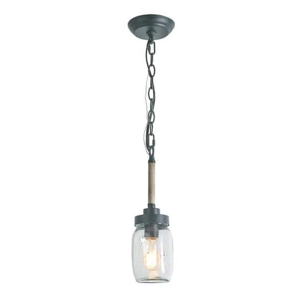 Anelo Mason Jar 1 Light Pendant Light Overstock 27621035
