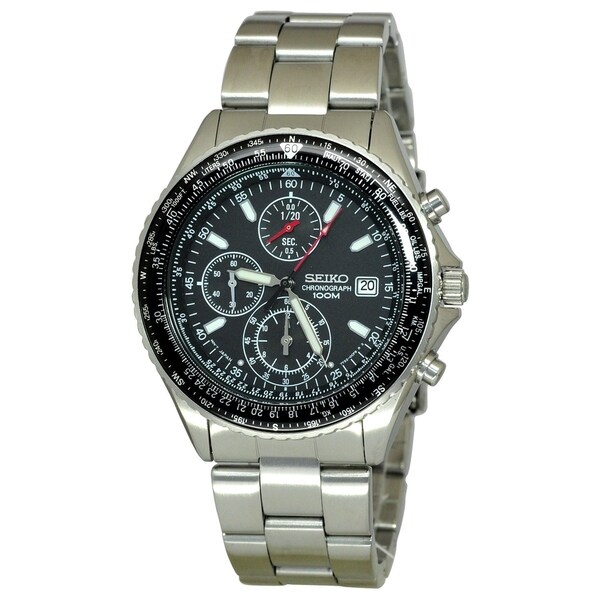 seiko flightmaster white dial