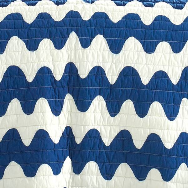 Marimekko Pikku Lokki Blue Quilt Set Overstock