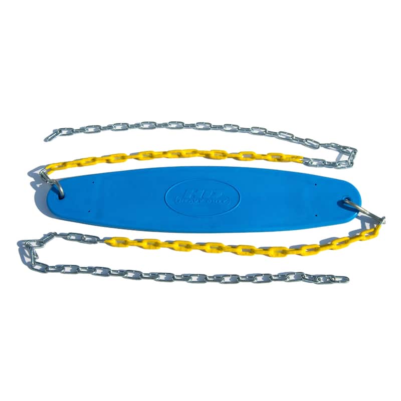 Swing-N-Slide 2 Blue Extreme-Duty Swing Seats with Chains and Extreme-Duty Ring/Trapeeze Bar Combo - N/A