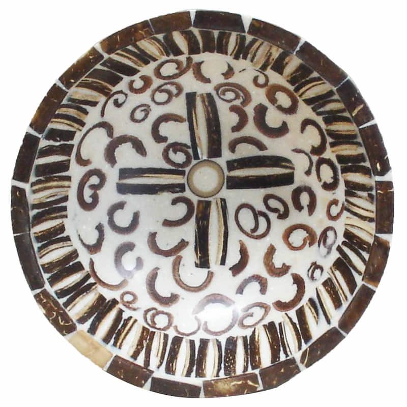 Natural Cinnamon & Coconut Shell Bowl