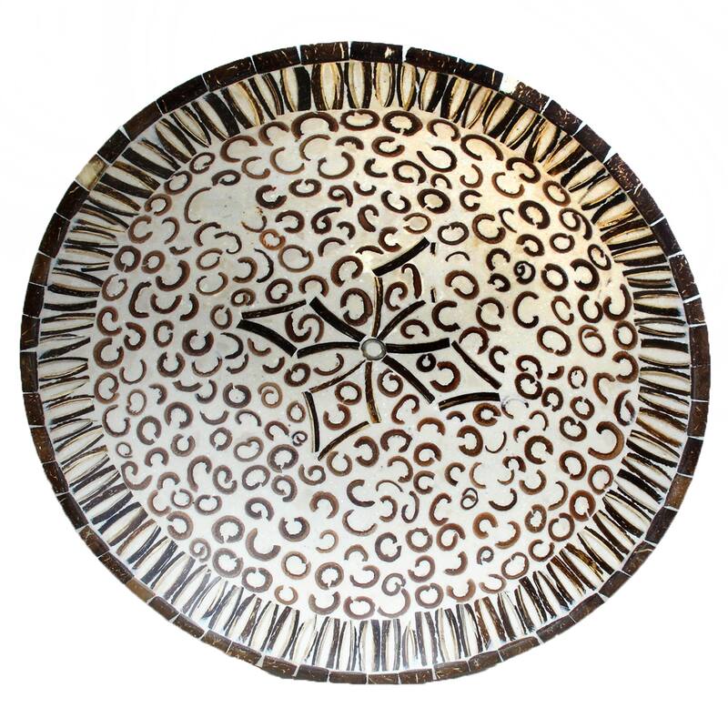 Natural Cinnamon & Coconut Shell Bowl