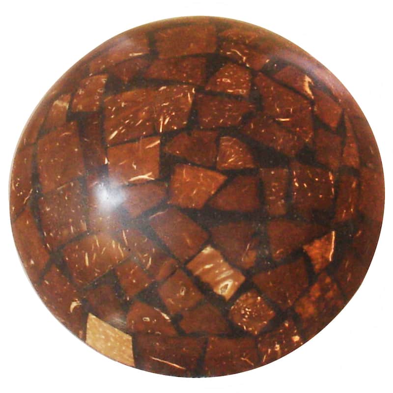 Natural Cinnamon & Coconut Shell Bowl
